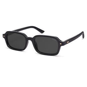 Trendy Rectangle Polarized Sunglasses Womens Mens, Small Retro Fashion